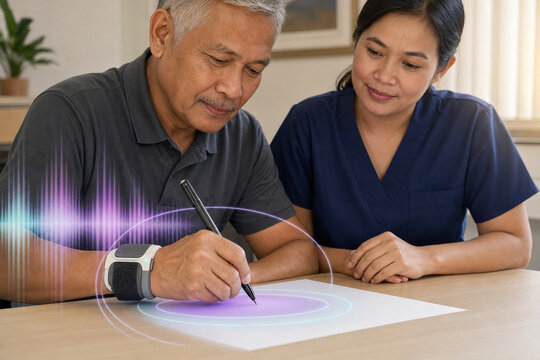 Tremor Stabilization Writing in Rehabilitation Therapy