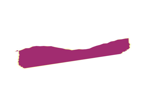 A flat maroon shape representing the geographic outline of somalia country