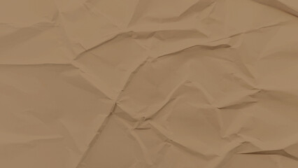 Brown crumpled paper texture background, desktop wallpaper © Rawpixel.com