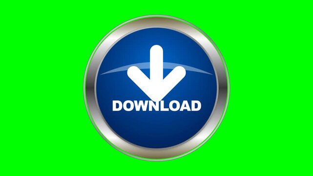 Download Button Animation on Green Screen