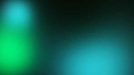 Fototapeta premium Abstract green and blue light background. Blurred neon gradient texture for digital design.