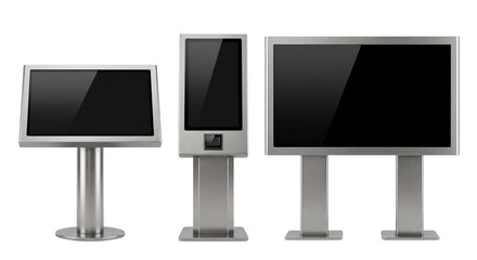 Digital advertising display screens and signage stands © PNG Lab