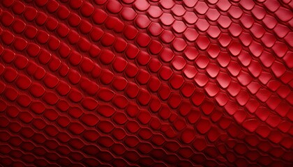 Fototapeta premium a close up details texture of a snake skin pattern in red color realistic wallpaper generated by ai