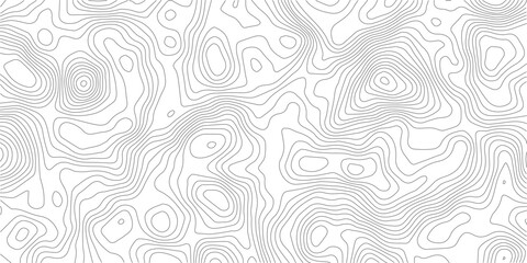 Abstract topographic map contour lines pattern in black and white with topographic abstract geological elevation cartography monochrome geometric © MD