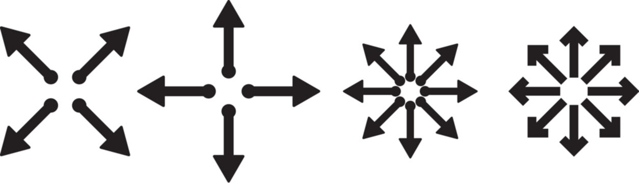 Arrow icons. Arrow vector collection. Arrow. Cursor. Modern simple arrows. Vector illustration.
