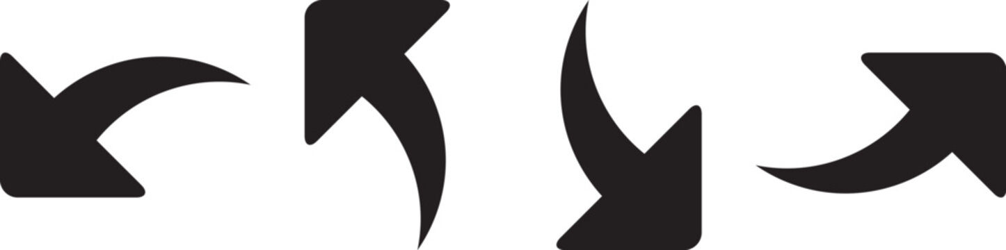 Arrow icons. Arrow vector collection. Arrow. Cursor. Modern simple arrows. Vector illustration.