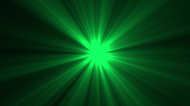 High-quality stock footage of sun rays light effects. Cyan light beams on black background.