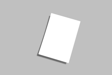 Fototapeta premium Flyer Brochure Mockup Design Blank 