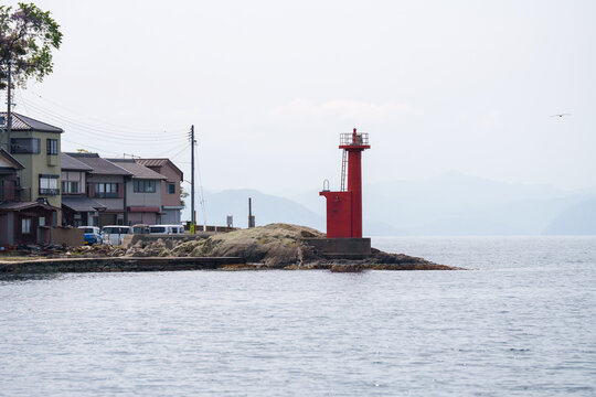 Ine port kanjagahana lighthouse - Ine Bay Japan