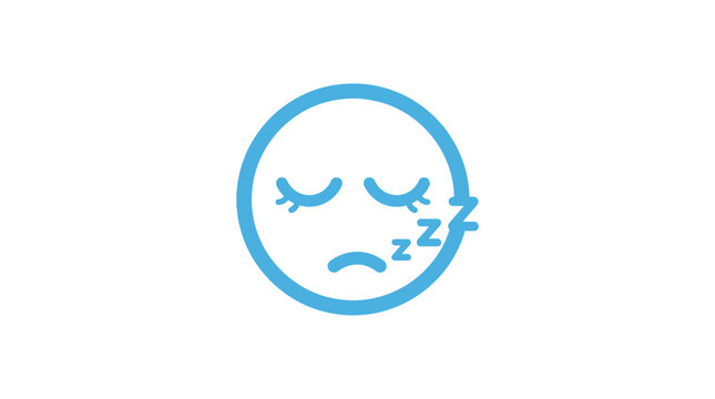 A sleeping face emoji rests peacefully