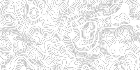 Complex topographic map lines representing elevation terrain with topographic elevation geography abstract background cartography landscape navigation © MD