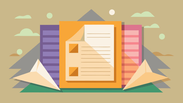 Minimalist office document file icon with paper plane folders document business management information minimalist corporate organize planning professional administration structure