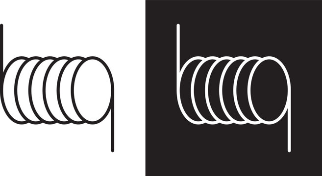 Wire coil icon