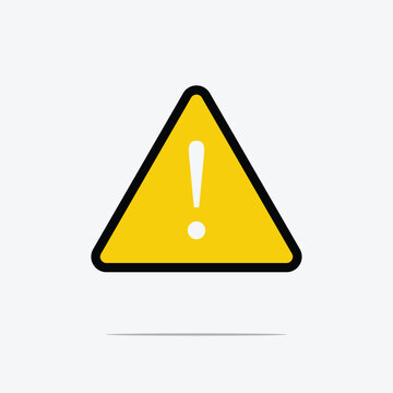 Universal warning triangle. sign for general hazards and dangers. alert for safety precautions. EPS 10 .