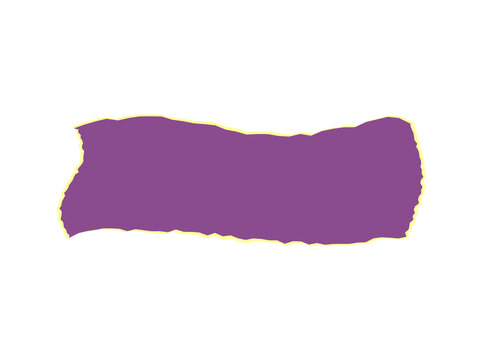 A textured purple rectangular shape with a subtle yellow outlined border