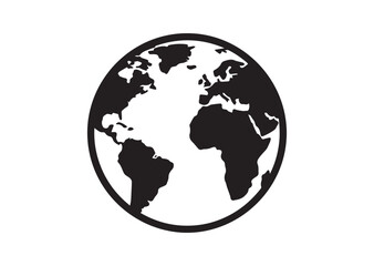 Fototapeta premium Globe Icon, Vector Illustration