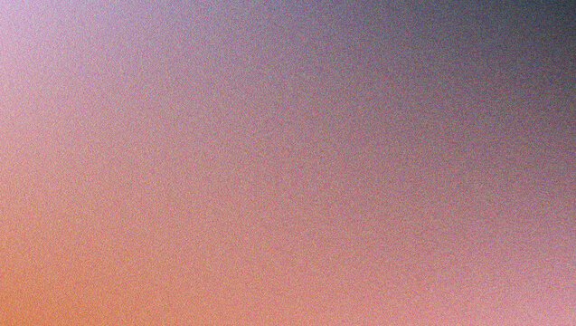Dynamic sunset inspired gradient blend of warm pink orange and deep grey colors with subtle grainy effect