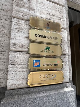 Milan, Italy
June 1, 2026
Directory on a building