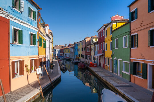 burano island venice italy