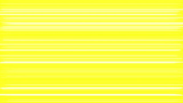 Abstract bright yellow background with horizontal white lines creating a vibrant and modern dynamic pattern