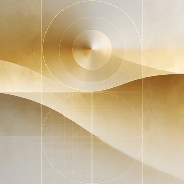 geometric patterns golden
