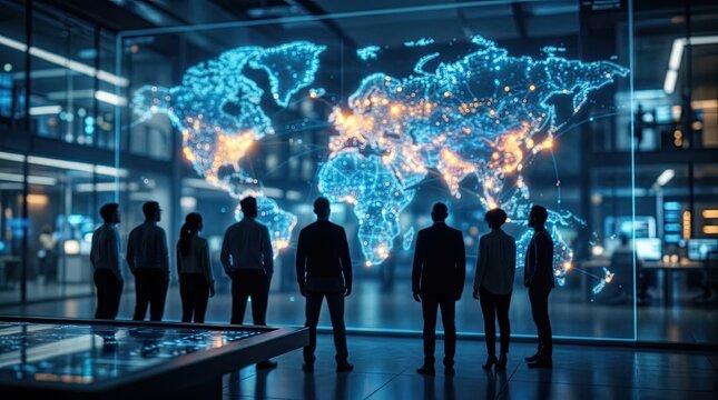 Global business network and data analytics strategic planning for international growth