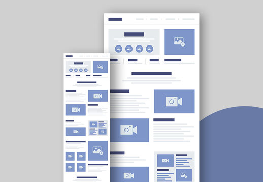 Wireframe Template Layout