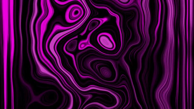 Abstract purple liquid marble motion background, fluid flowing waves animation, neon violet gradient texture for modern digital