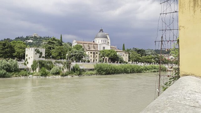 Verona, Veneto, Italy &ndash; July 1, 2026 &ndash; Visit to the city's historic center in the tourist area.