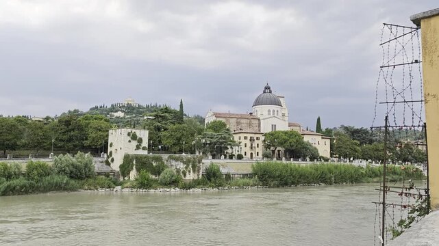 Verona, Veneto, Italy &ndash; July 1, 2026 &ndash; Visit to the city's historic center in the tourist area.