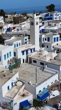 Sidi Bou Said Traditional Mediterranean Architecture Tunisia