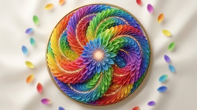 closVibrant spiral of colors in abstract pattern, spiral, colors,e up of colorful easter eggs