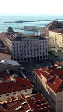 Trieste Piazza Della Liberta Historic Square View