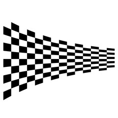Obraz premium Race Checkered Flag