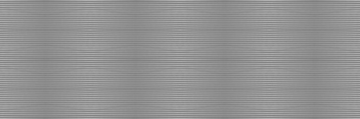 Fototapeta premium Corrugated metal iron sheet fence wall as background pattern texture Silver tin iron corrugated wall with stripes profile of metal sheet grey white wall fence for backdrop galvanized gray facade.