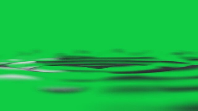 Reveal film beads, warping to spike fragmenting to drops, fading on transparent bg showing tension