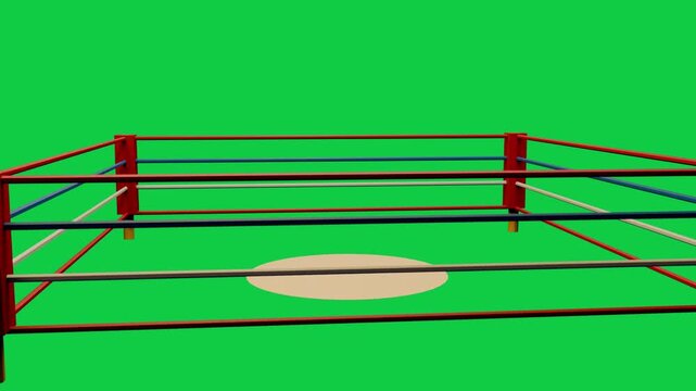 Playback starting bringing camera toward ring center, lowering for close framing on transparent bg