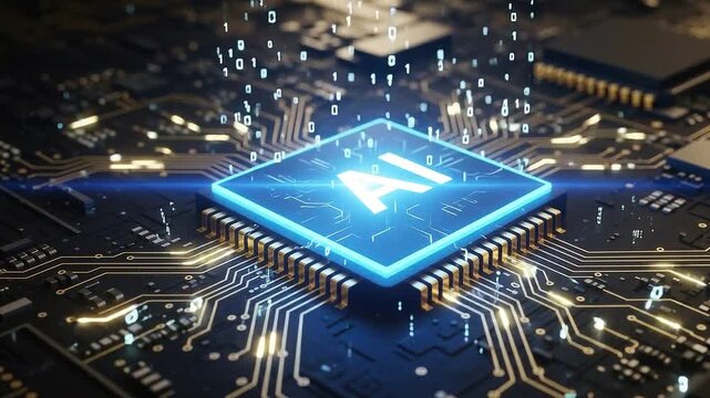 Artificial intelligence microchip processor