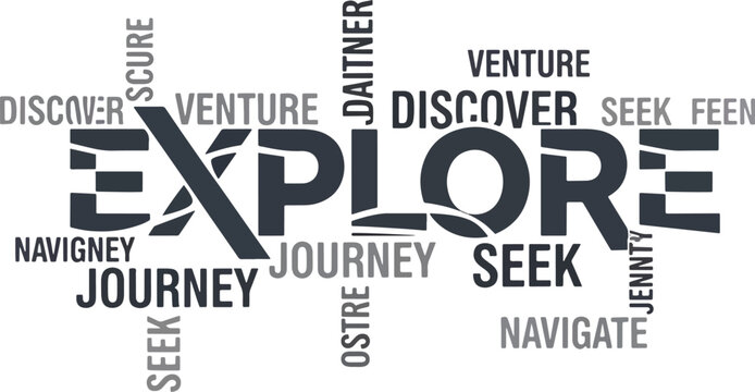 Explore word cloud with related terms.