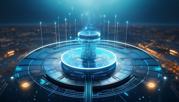 premium innovation platform with floating enterprise technology architecture