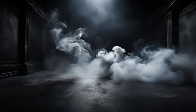 smoke fog overlay for cinematic title reveal and game thumbnail depth adding mystery haze to trailer intro horror scene transition and creator footage while keeping characters and text readable