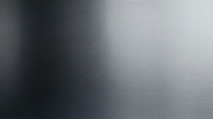 Fototapeta premium Gray metallic background with gradient shadow
