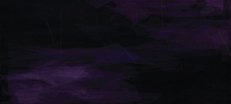 Abstract geometric shapes drift through deep space with subtle starfield and light effects creating ethereal cosmic digital art.