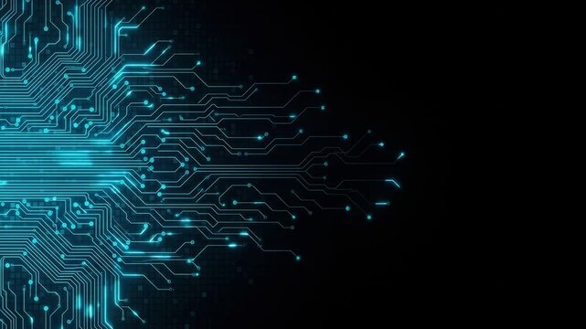 Digital circuit board technology background