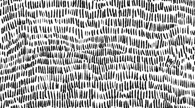 A minimalist hand-drawn ink pattern featuring vertical dashed stripes on a white background, perfect for contemporary design backgrounds and creative projects.