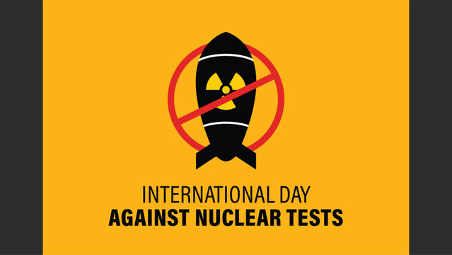 International Day Against Nuclear Tests Awareness Poster Design