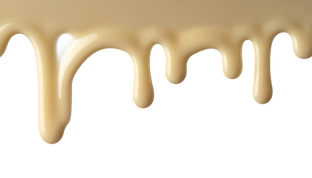 A high resolution studio shot of creamy white chocolate condensed milk splashed and d 4