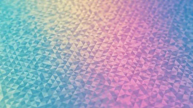 Abstract holographic geometric triangular pattern background
