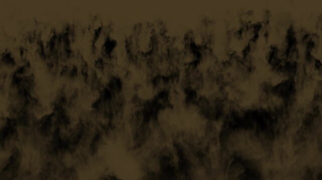 Cold Rolling Mist Overlay Background, Cinematic Fog Moving Down Screen and then fades to black, 4K Alpha Channel