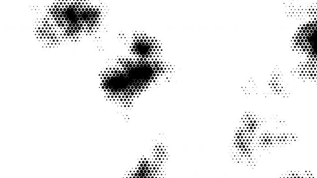 Bundle of 3 Wipe and Dissolve Transitions with hexagonal shapes. Duration 6 seconds each. Luma Matte footage.